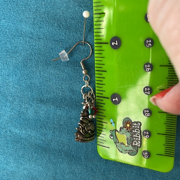 Handmade Christmas Earrings - Picture 3 of 3